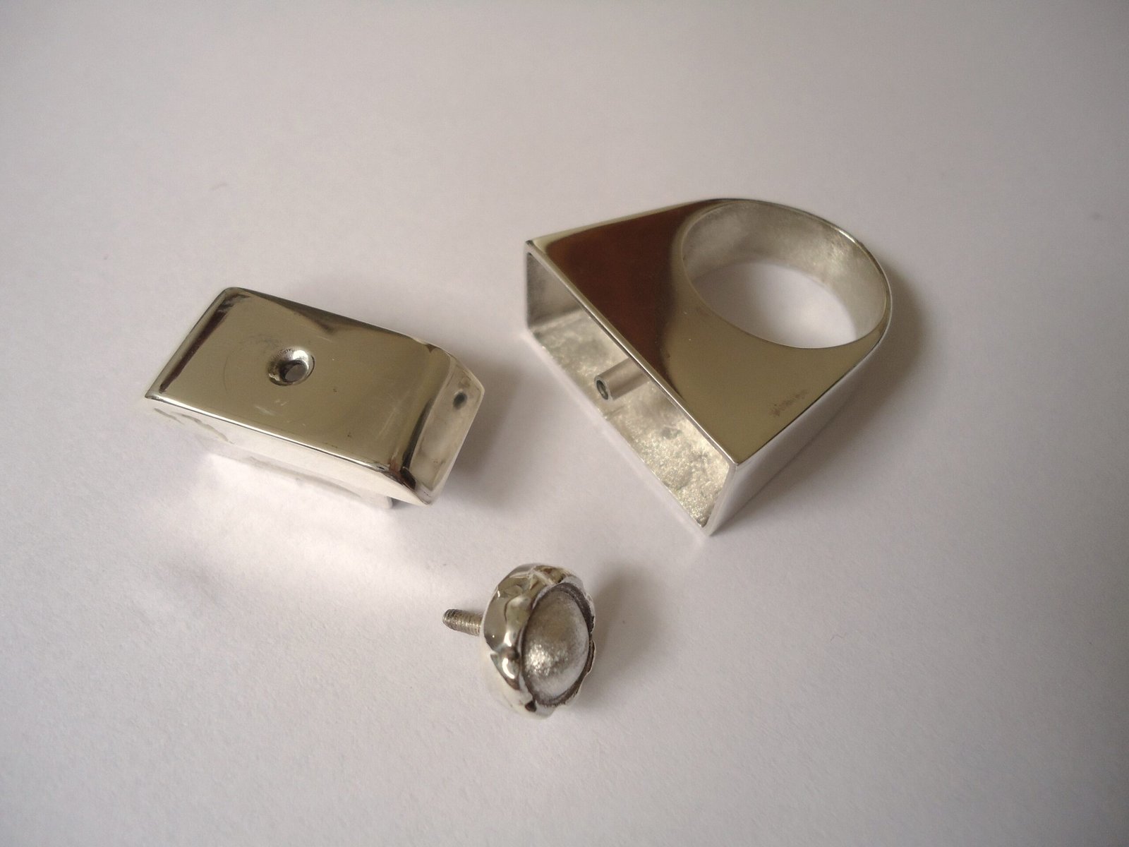 Anillo liso con estuche