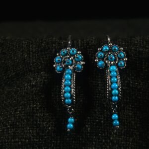 Aretes con turquesa